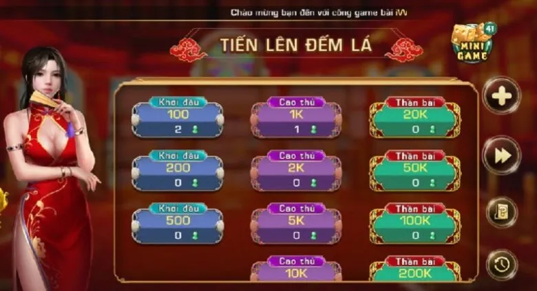 Cách chơi bài tiến lên Iwin