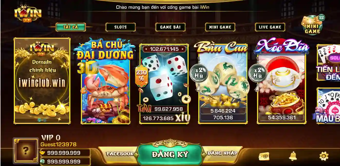 Sản phẩm được lựa chọn hàng đầu - Slots game IWIN