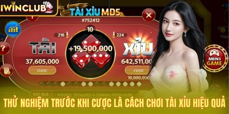 Thử nghiệm trước khi cược là cách chơi tài xỉu hiệu quả