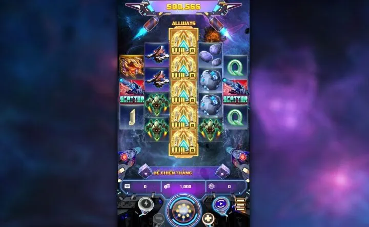Các bước chơi game Ngân Hà Đại Chiến tại Iwin